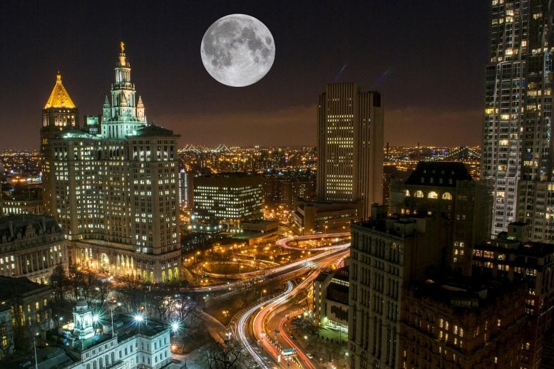 Supermoon New York