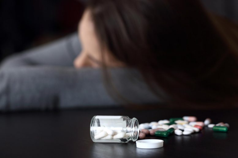 Woman Pill Overdose